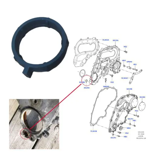 ANEL VEDACAO TAMPA DISTRI INT LAND ROVER/VOLVO 3.0/3.2 24V 2007 A 2015 LR001995/SKU3083