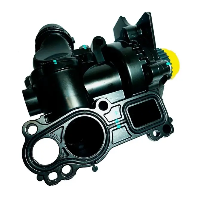 BOMBA DE ÁGUA COMPLETA COM CARCAÇA EM ALUMÍNIO E TERMOSTATO AUDI VW 2.0 16V TSI TFSI 2008 A 2014