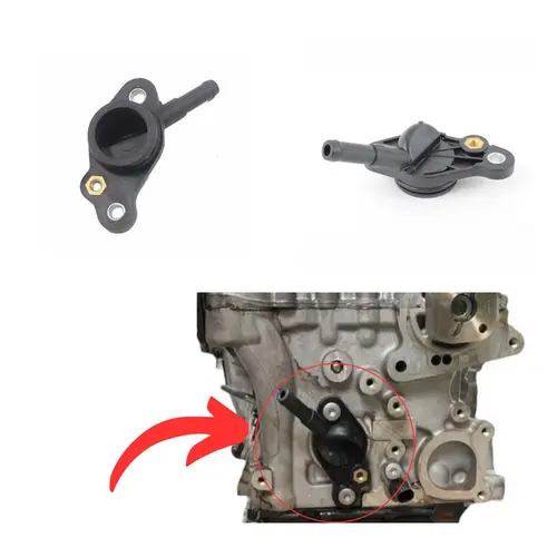 FLANGE SAÍDA ÁGUA CABEÇOTE AUDI A1 A3 A4 A5 A6 A7 TT Q3 Q5 Q7 VW GOLF JETTA TIGUAN PASSAT FUSCA CC 2013 A 2019 06K121132