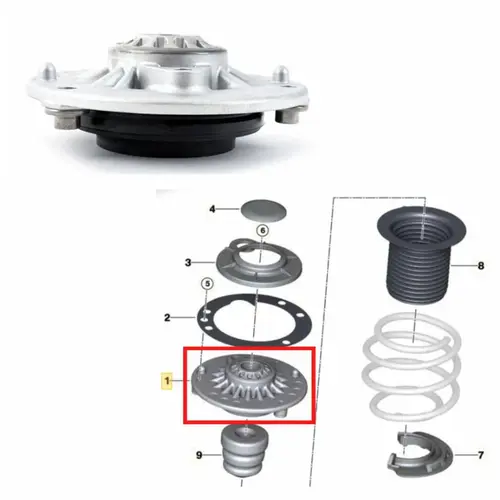 COXIM BATENTE SUP AMORT DIANT BMW 118/216/218/220/225/X1/X2/MINI COOPER 2014 A 2019 5 FURO