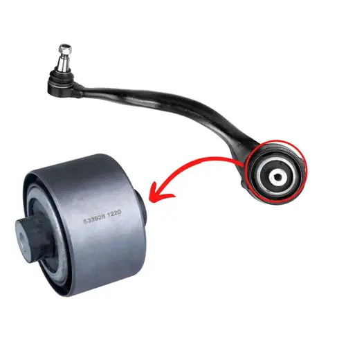 BUCHA BRACO CURVO INF DIAN LAND ROVER 2.0 16V/3.0 24V/4.4 32V/5.0 24V DIESEL/GASOLINA 2012