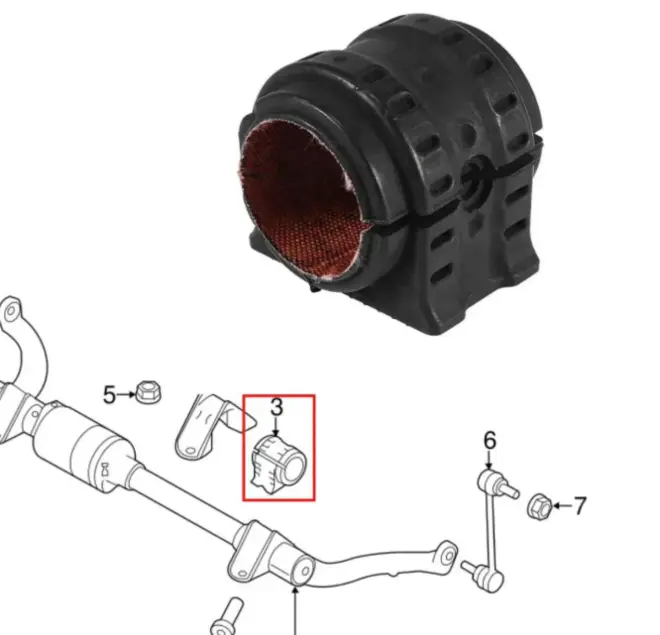 BUCHA BARRA ESTABILIZADORA LAND ROVER RANGE ROVER SPORT VOGUE 3.0 24V 2014 A 2020