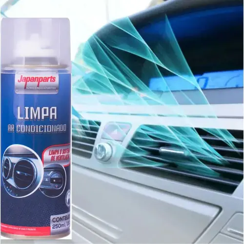LIMPA AR CONDICIONADO SPRAY 250ML HIGIENIZAÃ‡ÃƒO GRANADA FRAGRÃ‚NCIA LAVANDA JAPANPARTS SK