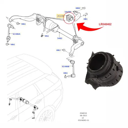 BUCHA BARRA EST RANGER ROVER SPORT 14/ LR048462/SKU1011