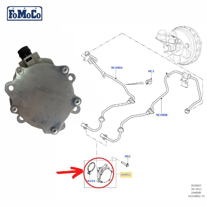 BOMBA VACUO LAND ROVER/VOLVO 2.0 16V SI4 2012 A 2018 LR047384/SKU2581