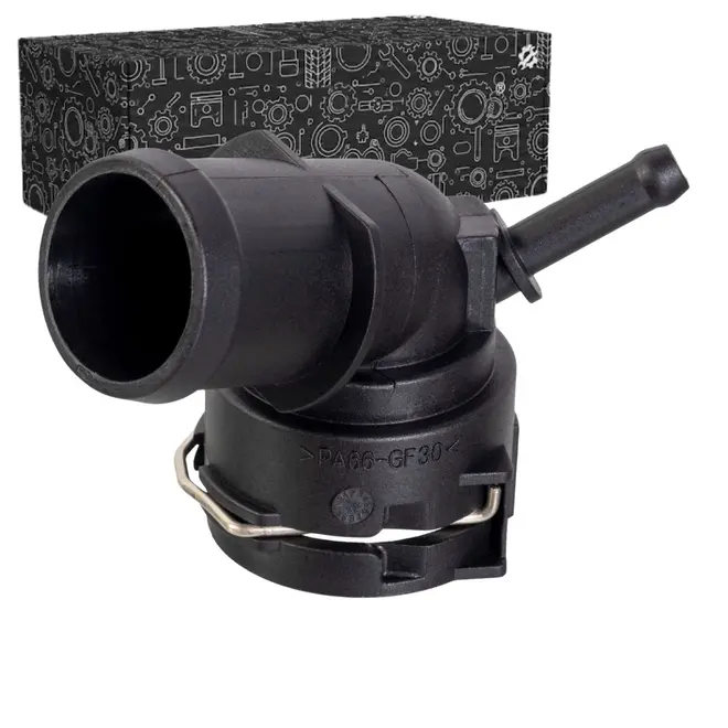 FLANGE CONEXAO RADIADOR SUPERIOR AUDI/VW A3/GOLF/TIGUAN 1.4/2.0 16V TFSI/TSI 2009 A 2018 1