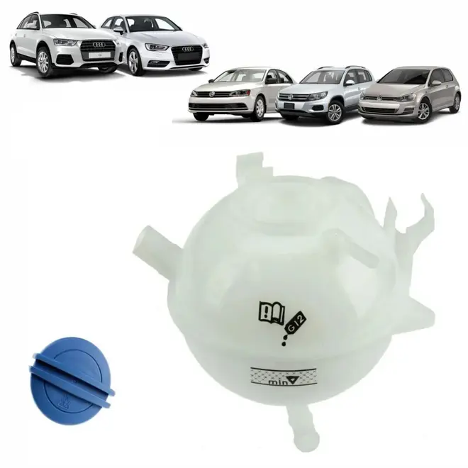 RESERVATORIO AGUA C/ TAMPA AUDI/VW 1.4/2.0 16V TFSI/TSI/2.5 20V FSI/3.2/3.6 24V FSI 2007 A