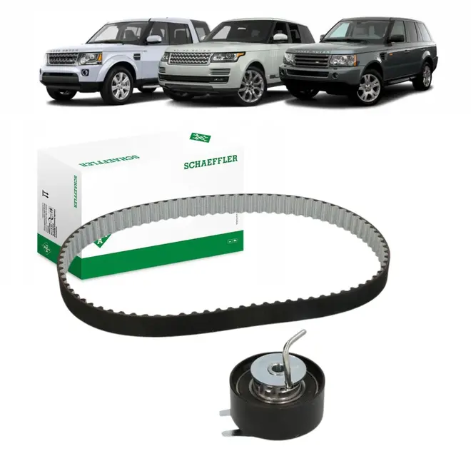 KIT CORREIA DENTADA TRASEIRA 80 DTS LAND ROVER DISCOVERY 4/RR SPORT 3.0 24V 2009 A 2017 LR