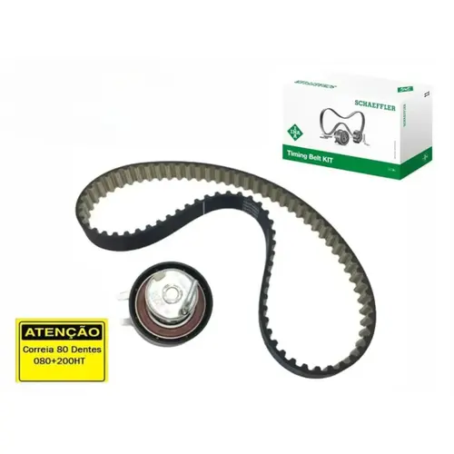 KIT CORREIA DENTADA TRASEIRA 80 DTS LAND ROVER DISCOVERY 4/RR SPORT 3.0 24V 2009 A 2017 LR