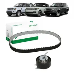 KIT CORREIA DENTADA TRASEIRA 80 DTS LAND ROVER DISCOVERY 4/RR SPORT 3.0 24V 2009 A 2017 LR