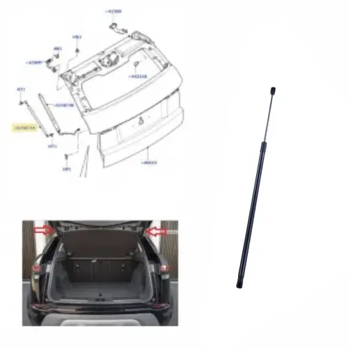 AMORTECEDOR TAMPA TRASEIRA LAND ROVER RANGE ROVER L322 2002 A 2012 BHE760020/SKU2291