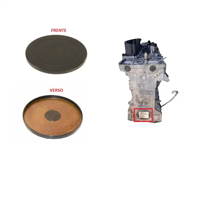 TAMPAO DIANTEIRO VIRABREQUIM MOTOR LAND ROVER/VOLVO 3.0/3.2 24V 2007 A 2015 LR001429/SKU19
