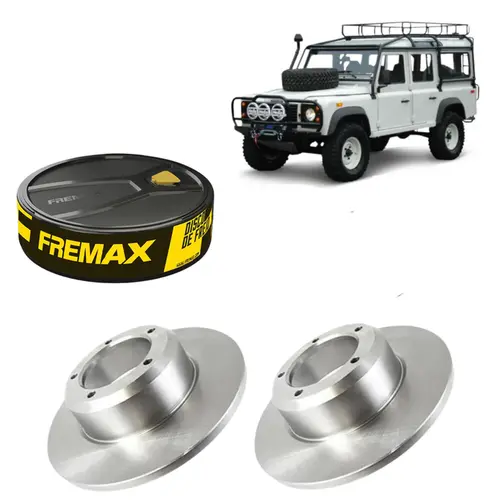 DISCO FREIO TRAS LAND ROVER DEFENDER 110/130 2.5 8V TDI/2.4 16V  1995 A 2010 SDB000330/SKU