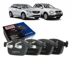 JG PASTILHA FREIO DIANTEIRA FIBRA VOLVO XC60 2.0/3.0 2009 A 2014/XC90 2.5/3.0/4.4 2002 A 2