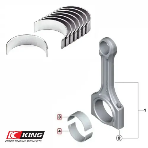 JG BRONZINA BIELA 050 LAND ROVER/VOLVO 2.0 16V TURBO 2012 A 2016 C/UNHA 36001819/SKU2361
