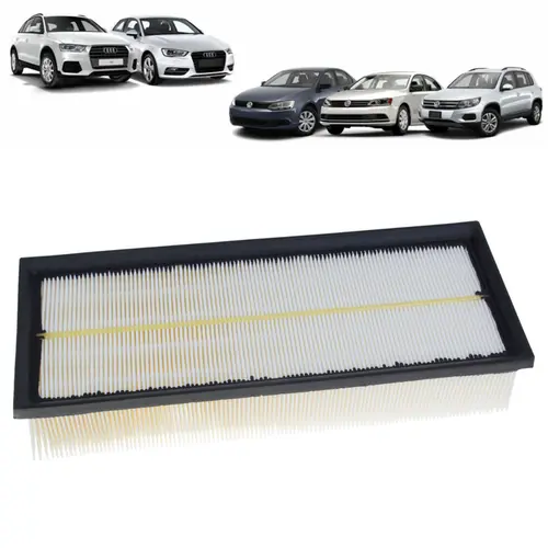 FILTRO AR AUDI/VW A3/Q3/TT/FUSCA/PASSAT/TIGUAN/JETTA 1.4/2.0 16V FSI/TFSI/TSI 2006 A 2017