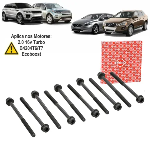 JG PARAFUSO CABECOTE LAND ROVER/VOLVO/JAGUAR 2.0 16V T 145,5X1,25XM10 30723252/SKU3319