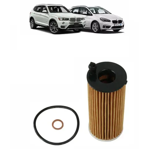 FILTRO ÓLEO MOTOR BMW 120I 220I 330E 530E X3 B48 2013 A 2022 11428575211