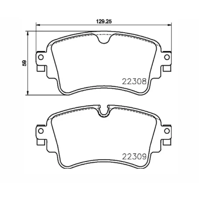 JG PASTILHA TRAS AUDI A4/A5/Q5/Q7 2.0 16V TFSI/3.0 24V V6 TDI 2016 A 2022 8W0698451F/SKU18