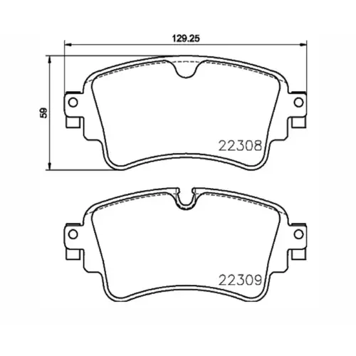 JG PASTILHA TRAS AUDI A4/A5/Q5/Q7 2.0 16V TFSI/3.0 24V V6 TDI 2016 A 2022 8W0698451F/SKU18
