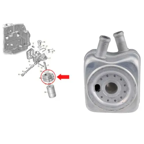 RADIADOR OLEO AUDI/VW 1.8 20V/ 2.0 8V 1999 A 2016 028117021L/SKU1571
