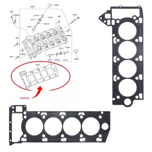 JUNTA CABECOTE LAND ROVER 5.0 32V V8 508PS 2009 A 2019 ( PAR ) LR026148/SKU1595