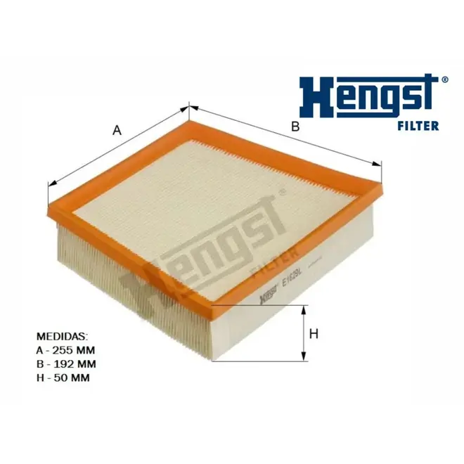 FILTRO AR LAND ROVER 2.0 16V 204DTD/ 2.0 16V PT204/ 3.0 24V 306PS 2018 A 2022 LR029258/SKU