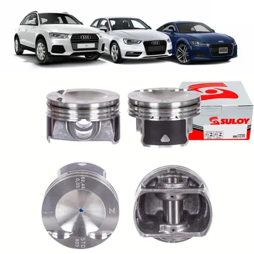 JOGO ANÉIS PISTÃO MOTOR 0,50 AUDI A3 A4 A5 TT Q3 Q5 2.0 16V TFSI 2008 A 2016