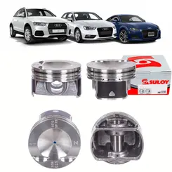 JOGO ANÉIS PISTÃO MOTOR 0,50 AUDI A3 A4 A5 TT Q3 Q5 2.0 16V TFSI 2008 A 2016