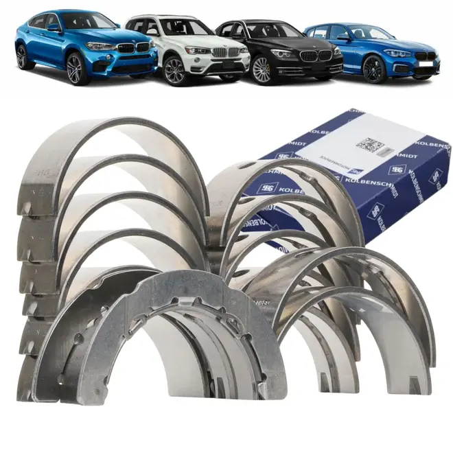 JOGO BRONZINA DE MANCAL FIXO BMW 130I M235I 325I 330I 335I 435I 525I 530I 535I 640I X1 X3 X4 X5 X6 Z4 2.5 3.0 24V N52 N54 N55 2005 A 2019