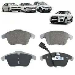 JOGO PASTILHA DIANTEIRA  ERÃ‚MICA AUDI Q3 1.4/2.0 16V TSI/VW JETTA 1.4/PASSAT 2.0/TIGUAN 2