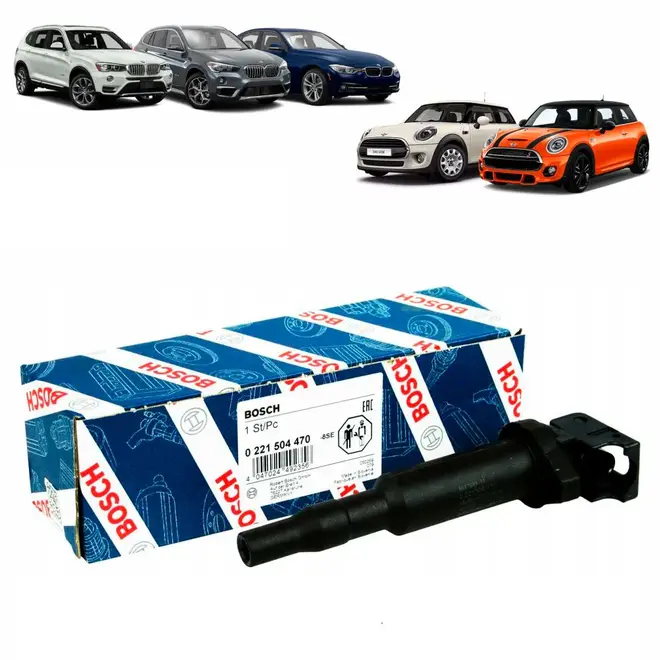 BOBINA IGNICAO BMW 2.0 16V / 2.5/3.0 24V 01 A 14 3 PINOS 12138616153/SKU1391