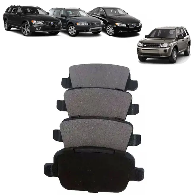 JOGO PASTILHA TRASEIRA CERÃ‚MICA LAND ROVER FREELANDER 2 2006 A 2015/ VOLVO S80/V70/XC70 2