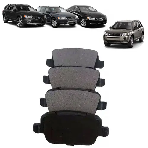 JOGO PASTILHA TRASEIRA CERÃ‚MICA LAND ROVER FREELANDER 2 2006 A 2015/ VOLVO S80/V70/XC70 2