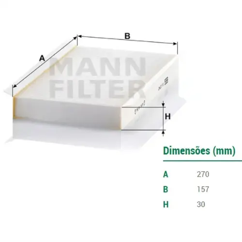 FILTRO ACD LAND ROVER 2.7/3.0 24V TDV6 / 4.0 V6 / 3.6 32V TDV8 / 4.2/4.4 32V V8 2004 A 201