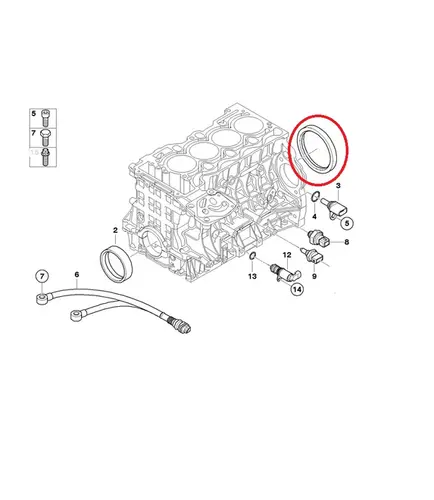 RET VIR TRAS BMW 1.8/2.0 16V/ 3.0 24V 03/... Ã˜90X110X12 11117511396/SKU579
