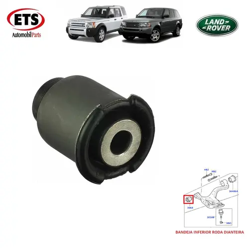 BUCHA BANDEJA DIANTEIRA INF PEQUENA LAND ROVER DISCOVERY 3/DISCOVERY 4/RR SPORT 2.7/3.0 20