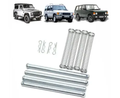 KIT PINOS TRAVAS MOLAS PASTILHA FREIO LAND ROVER DEFENDER DISCOVERY RANGE ROVER CLASSIC 2.5 3.9 1986 A 2010
