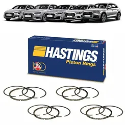 JOGO ANÉIS PISTÃO MOTOR 0,50 AUDI A3 A4 A5 TT Q3 Q5 2.0 16V TFSI 2008 A 2016