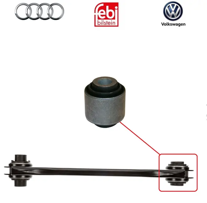 BUCHA BRAÃ‡O RETO TRAS AUDI/VW  1.0 12V/1.4 16V/ 2.0 16V TFIS/TSI / 2.5 20V 1K0505543A/SKU