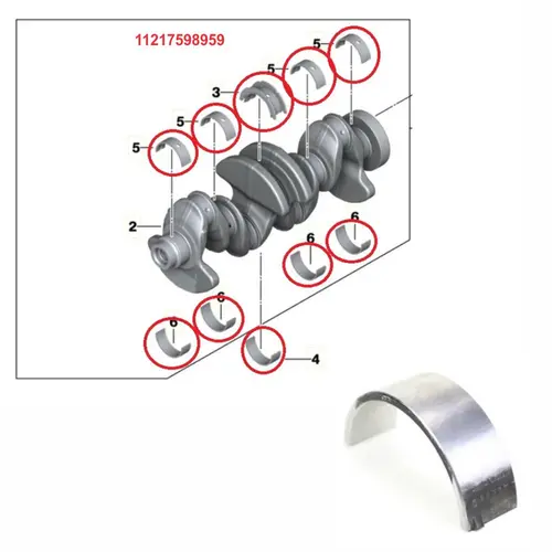JG BRONZINA MANCAL STD BMW 2.0 16V TURBO N20 11217598959/SKU1113