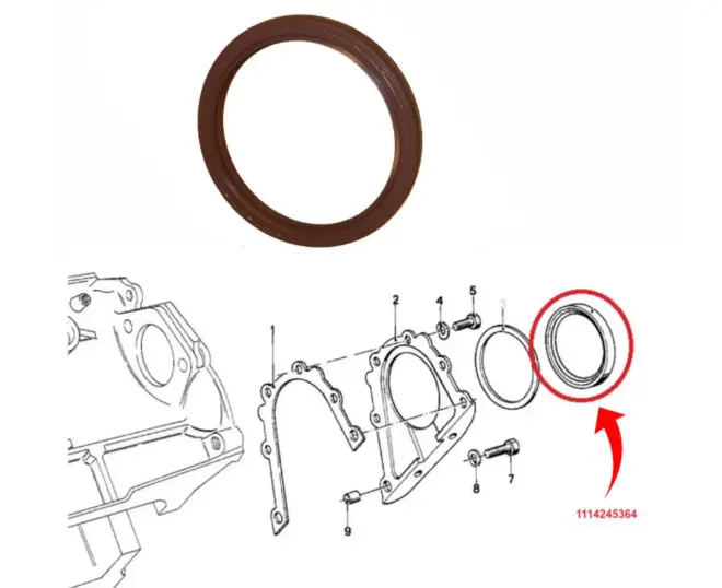 RETENTOR TRASEIRO MOTOR BMW 316I 318I 320I 325I 328I 330I 523I 525I 530I X3 X5 Z3 Z4 1.6 A 3.0 1986 A 2008