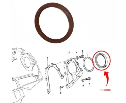 RETENTOR TRASEIRO MOTOR BMW 316I 318I 320I 325I 328I 330I 523I 525I 530I X3 X5 Z3 Z4 1.6 A 3.0 1986 A 2008
