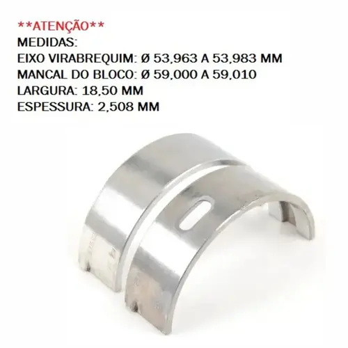 JG BRONZINA MANCAL 050 AUDI/VW A3/A4/PASSAT 2.0 16V TFSI/FSI 2007 A 2010  06B105561/SKU154