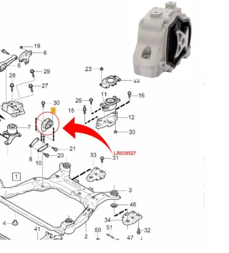 COXIM MOTOR LAND ROVER EVOQUE DISCOVERY SPORT FREELANDER 2 VOLVO S60 S80 V60 V70 XC60 XC70