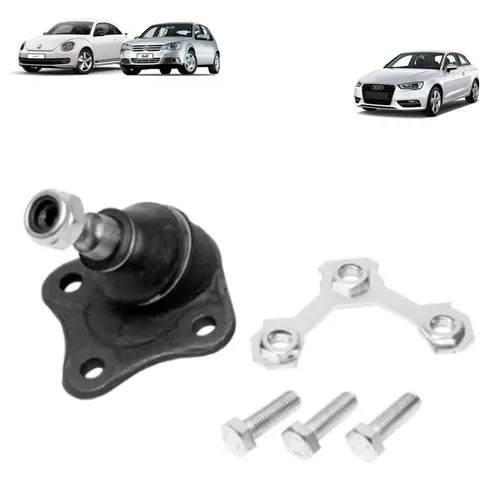 PIVO BANDEJA LADO ESQ AUDI A3/VW BORA/GOLF/NEWBEETLE 1.6 8V/2.0 8V/16V  97 A 14 1J0407365H