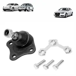 PIVO BANDEJA LADO ESQ AUDI A3/VW BORA/GOLF/NEWBEETLE 1.6 8V/2.0 8V/16V  97 A 14 1J0407365H