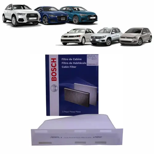 FILTRO AR CONDICIONADO AUDI A3/A4/A6/Q3/TT TFSI/VW JETTA/PASSAT/FUSCA/GOLF/TIGUAN TSI JZW8
