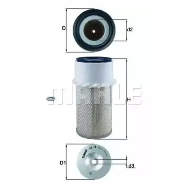 FILTRO AR LAND ROVE DEFENDER 2.5 8V 90 A 05 ESR2623/SKU895