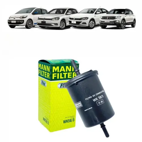 FILTRO COMBUSTIVEL MOTOR VK GOLF/NIVUS/NOVO POLO/UP!/VIRTUS/TIGUAN/T-CROSS/TAOS 6QE201511C